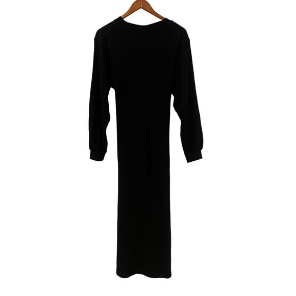 NWT! & other stories black fleece dress - Picture 10 of 10